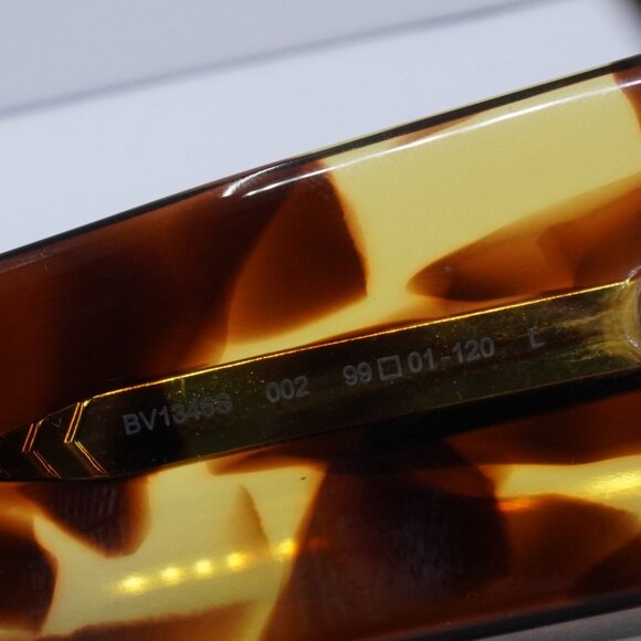 Bottega Veneta BV1345S 002 Shield Sunglasses - Havana/Brown - Picture 4 of 12